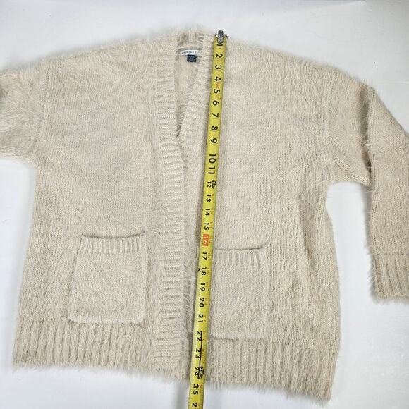 American Eagle Soft Cozy Cream Cardigan XS - Picture 7 of 9